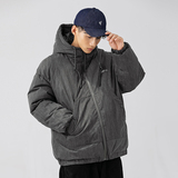 2026冬季新款男装日系复古宽松黑色连帽棉衣加厚外套MY358-F205，男装棉衣，电商A101（原外27）