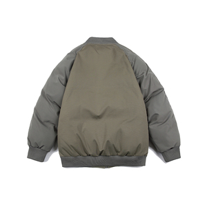 2026冬季新款男装日系潮牌拼接棒球领加厚工装棉服外套MY318-F195图片