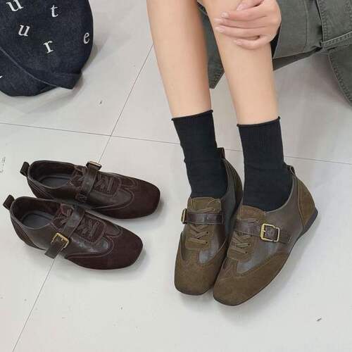 佳人女鞋2026秋冬新款女鞋德训鞋时尚百搭舒适轻便气质优雅耐磨