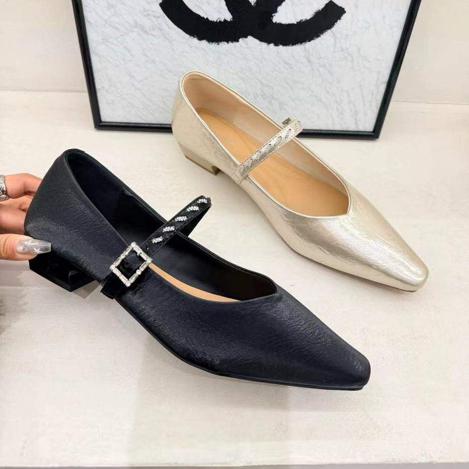 佳人女鞋2026春新款跟鞋单皮鞋玛丽珍女鞋一字扣时尚百搭舒适优雅,女鞋,玛丽珍鞋,淘宝优惠券,粉丝福利购,淘宝优惠卷