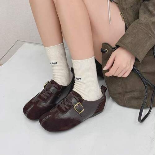 佳人女鞋2026秋冬新款女鞋德训鞋分趾鞋时尚百搭舒适轻便耐磨个性
