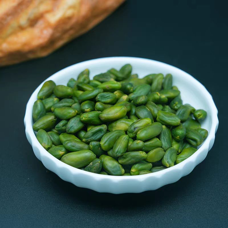 伊朗进口 绿开心果仁100g 原味生去壳散装绿色开心果烘焙糕点装饰