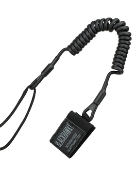 美国产Blackhawk!黑鹰战术多功能防丢弹簧枪绳弹力钥匙绳90TPL1BK