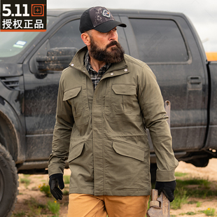5.11守望者战术夹克78036军迷战地M65风衣户外立领中长款511外套