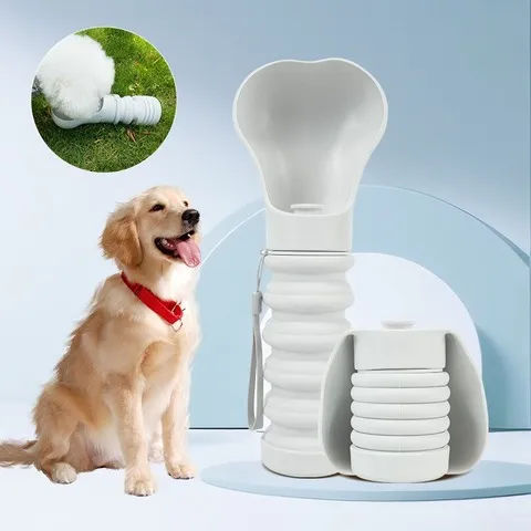 饮水水壶外出水杯遛狗宠物狗狗喂食随行便携式喂水瓶喝水器二合一