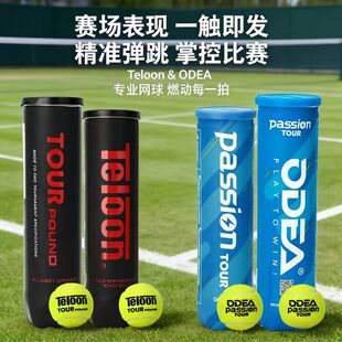 Teloon天龙网球POUND P4高弹耐打比赛球ODEA欧帝尔网球passion