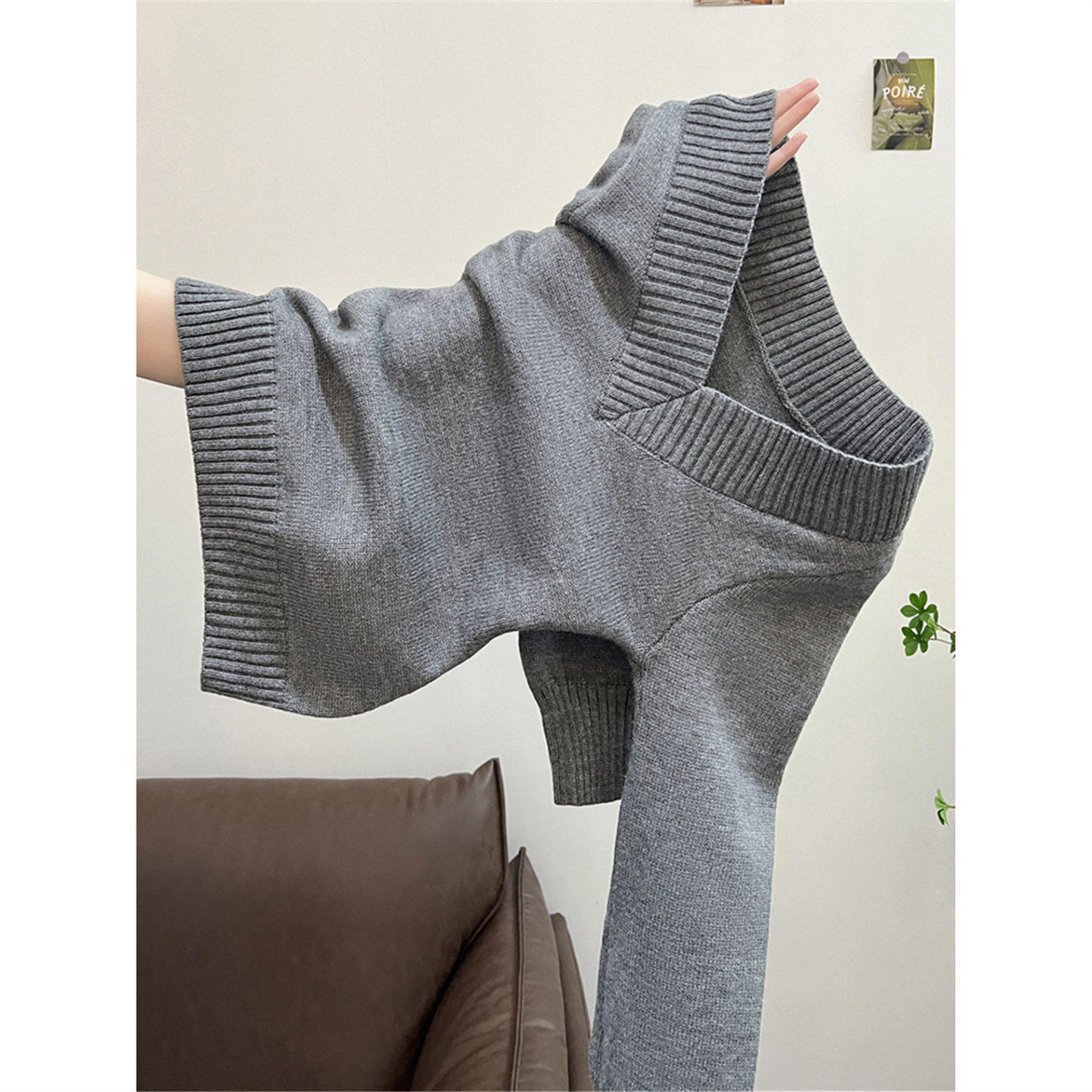 秋冬内搭加厚保暖毛衣女打底衫高级感外穿v领修身收腰针织衫上衣,女装/女士精品,毛针织衫,淘宝优惠券,粉丝福利购,淘宝优惠卷