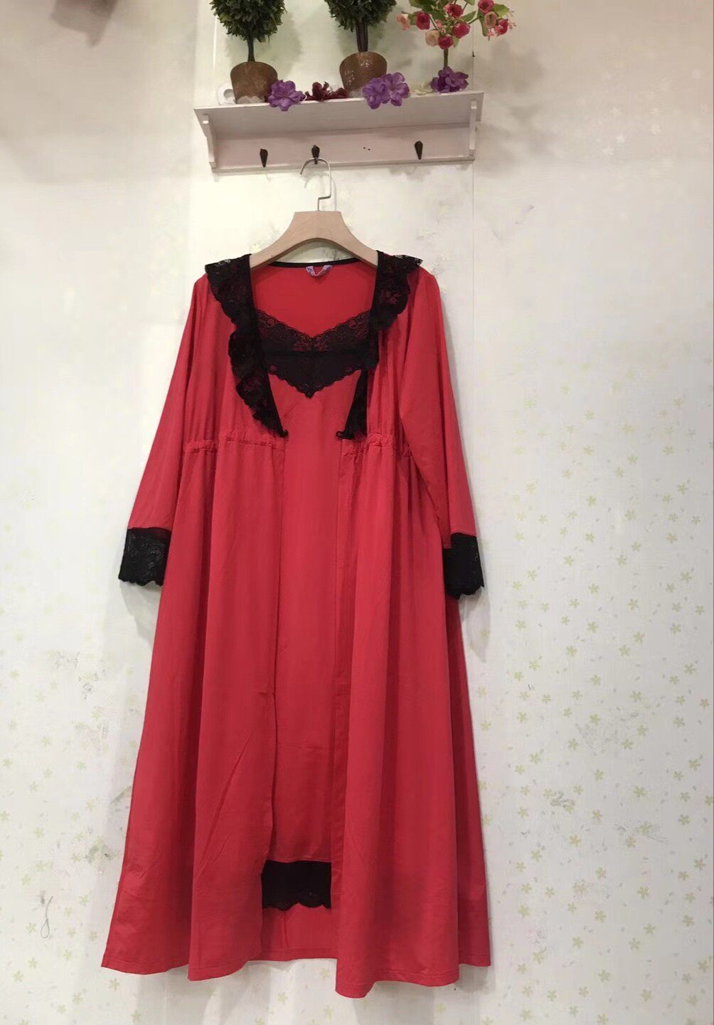 家居服包邮裳牛奶丝冰丝2件套