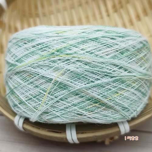 羊火火152号100%长绒棉秋冬手工喷点袜子线50g