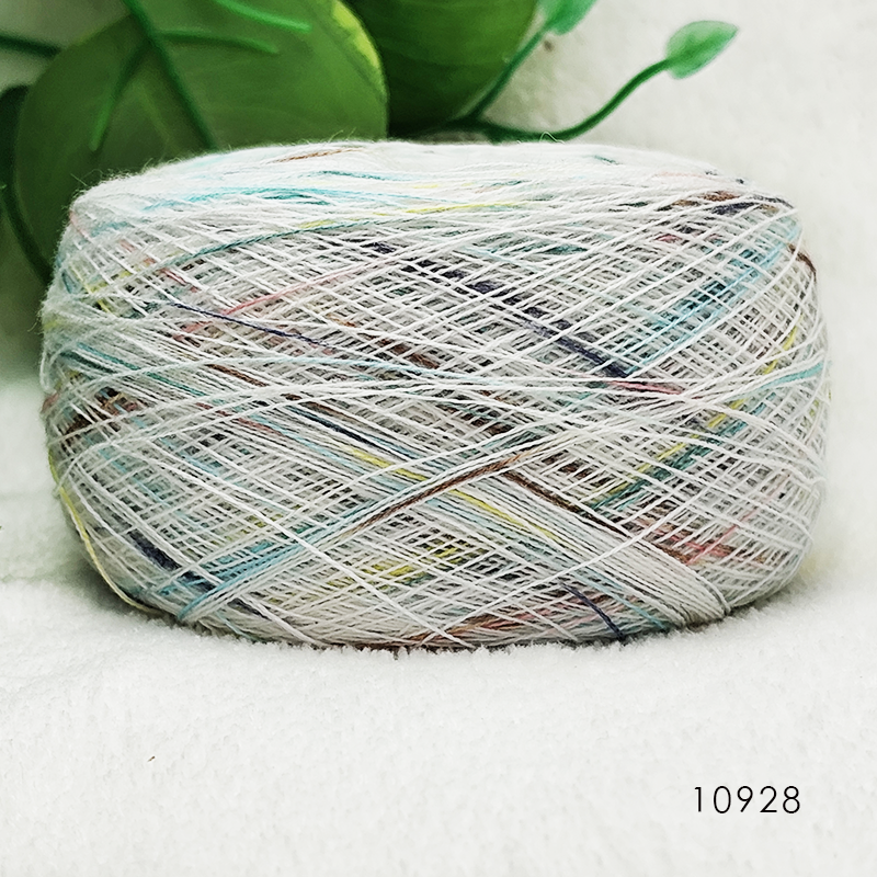 羊火火109号54支100%长绒棉多彩段染手工袜子线50g