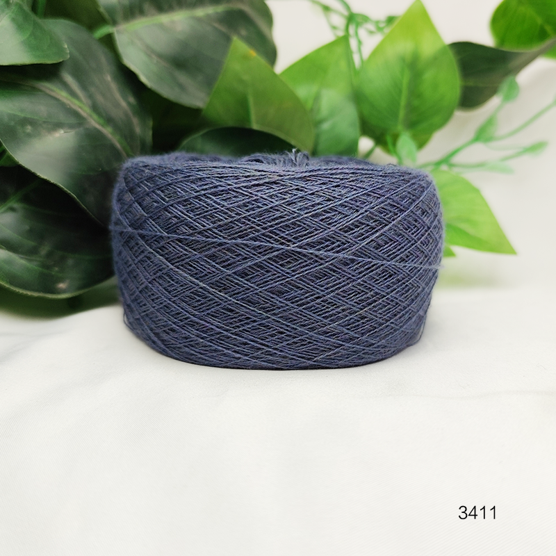 羊火火34号48NM85%长绒棉15%羊绒秋冬手工袜子线50g