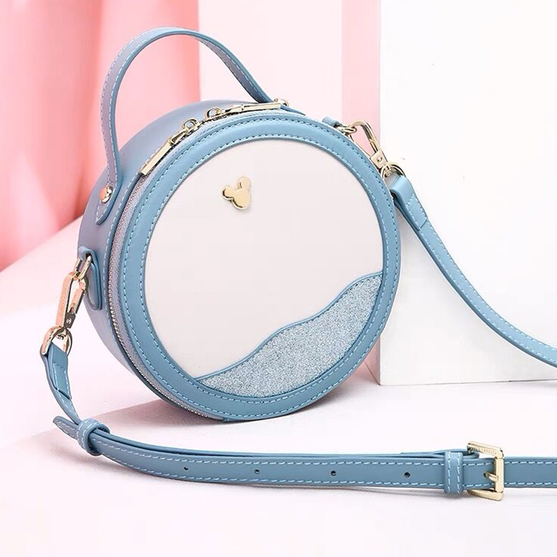 欧米芝小圆包包2023米奇真皮女夏