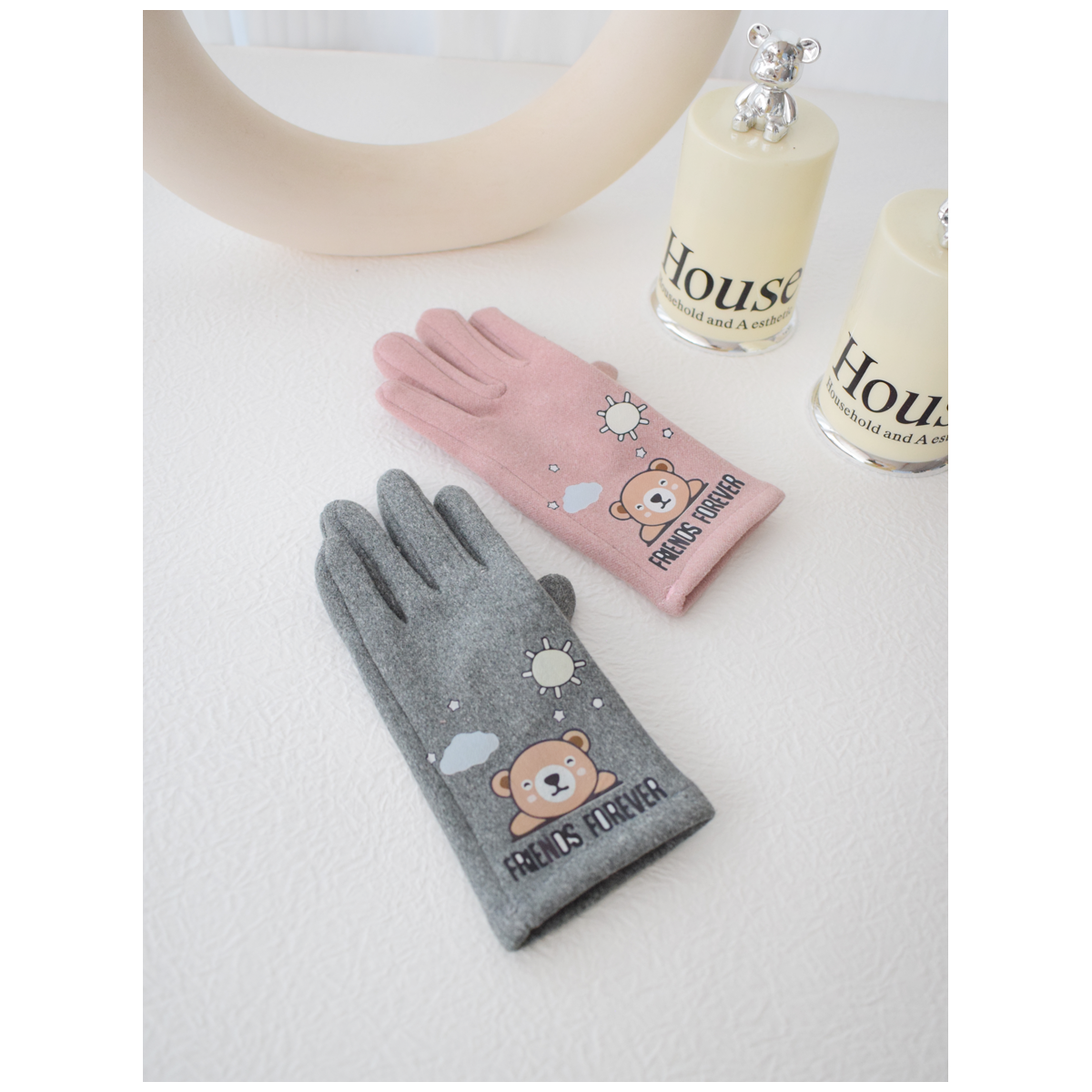 儿童手套秋冬季保暖骑车米格丹顿