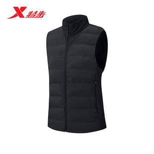 特步马甲女2025年冬季 运动外套健身保暖棉服975428270406PB 新款