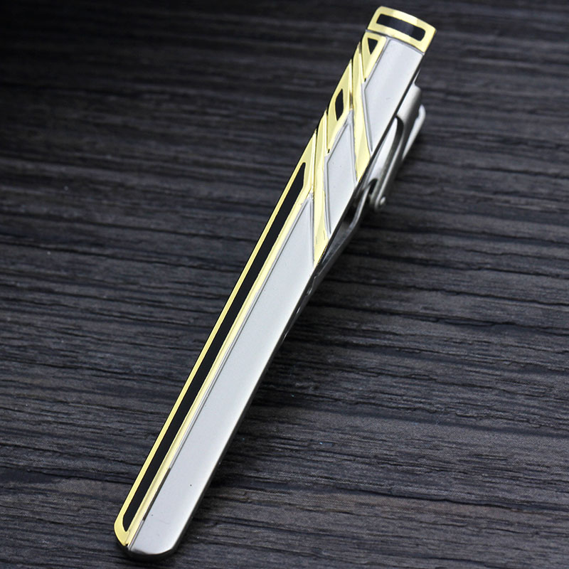 时尚爆款高品质简约领带夹 cufflinks 法式衬衫袖扣领夹领扣