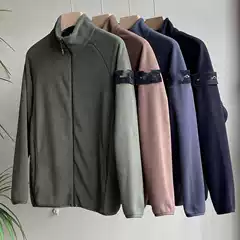 24SS Polar Fleece Warm Zip-Up Long Sleeve Jacket