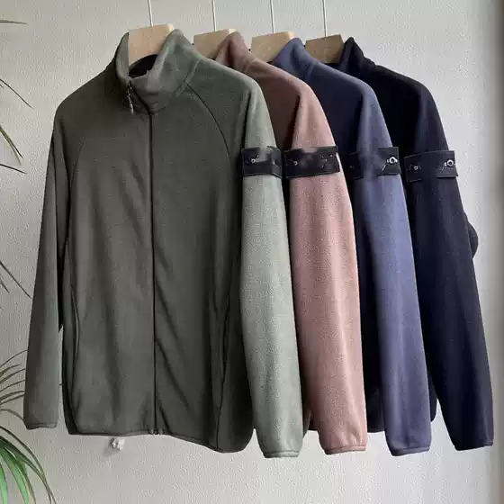24SS Polar Fleece Warm Zip-Up Long Sleeve Jacket