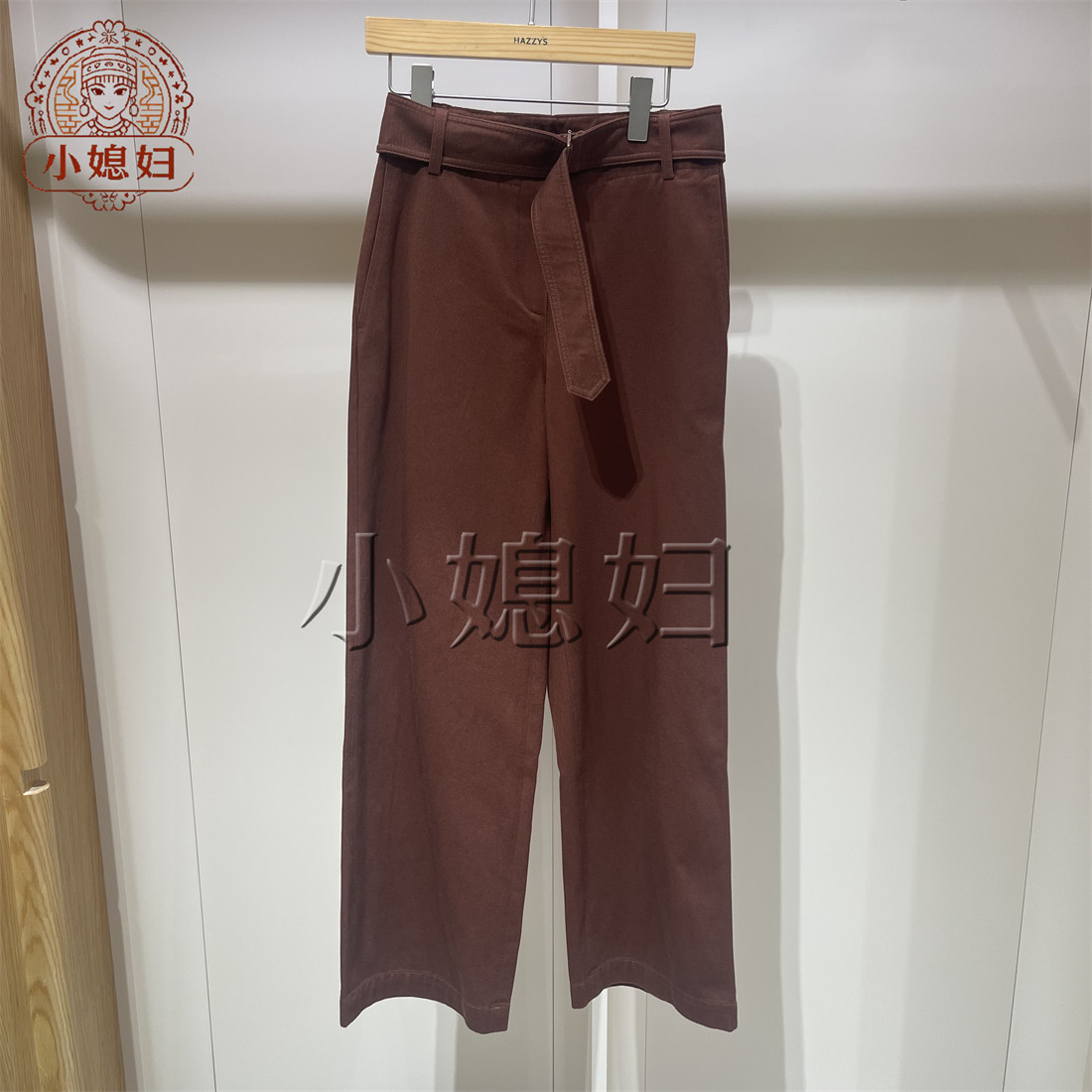 Hazzys哈吉斯女装国内专柜代购26年秋款直宽松休闲裤ATDSP0DCP34图片