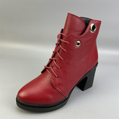 36码 时装 厚底秋冬季 粗跟防水台英伦风短靴35 靴女2025新款 高跟鞋