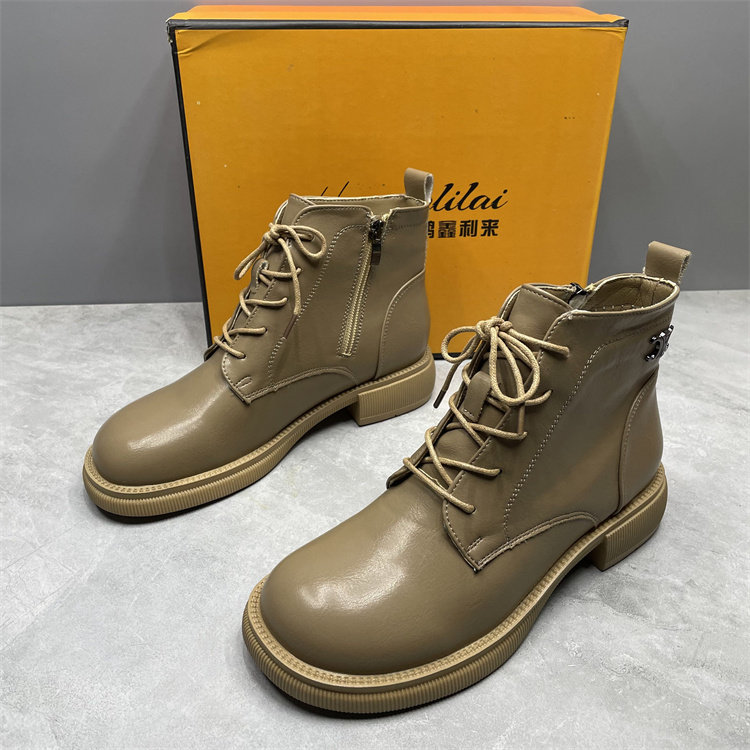 其他马丁靴绒里橡胶底