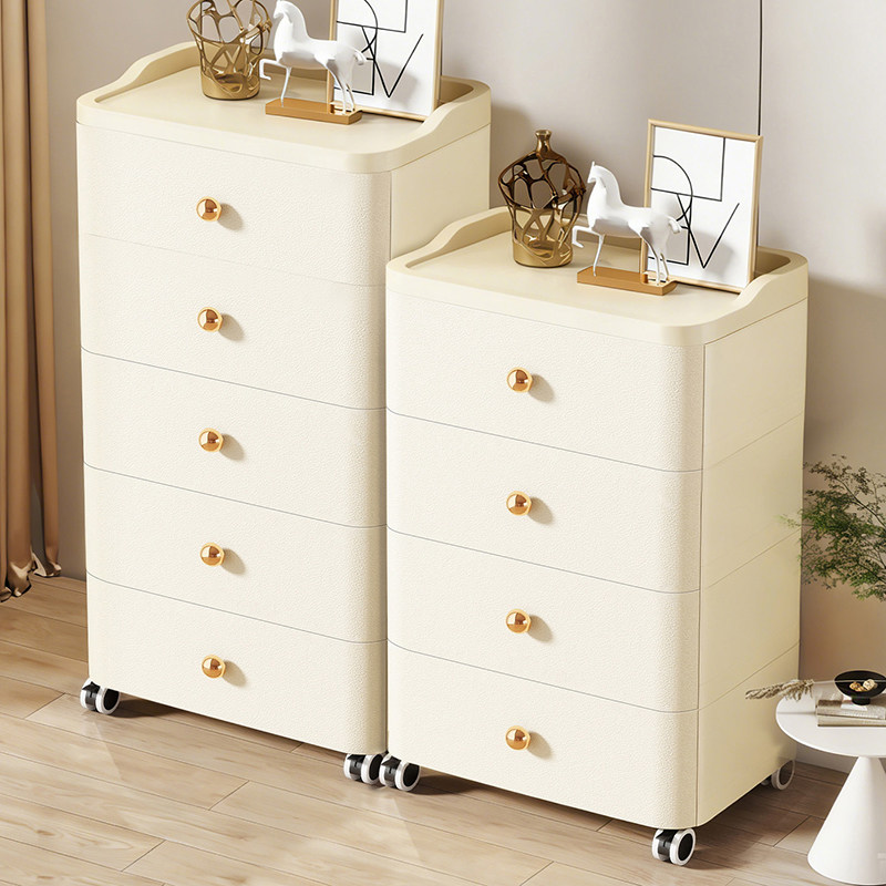 收纳柜家用多层客厅零食置物柜杂物玩具箱客厅靠墙带轮储物床头柜,收纳整理,收纳柜,淘宝优惠券,粉丝福利购,淘宝优惠卷