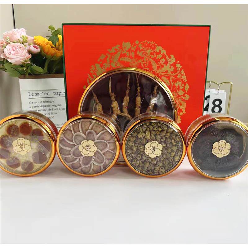 东北特产长白山人参鹿茸礼盒装三五宝林下老山参送礼滋补品中秋节