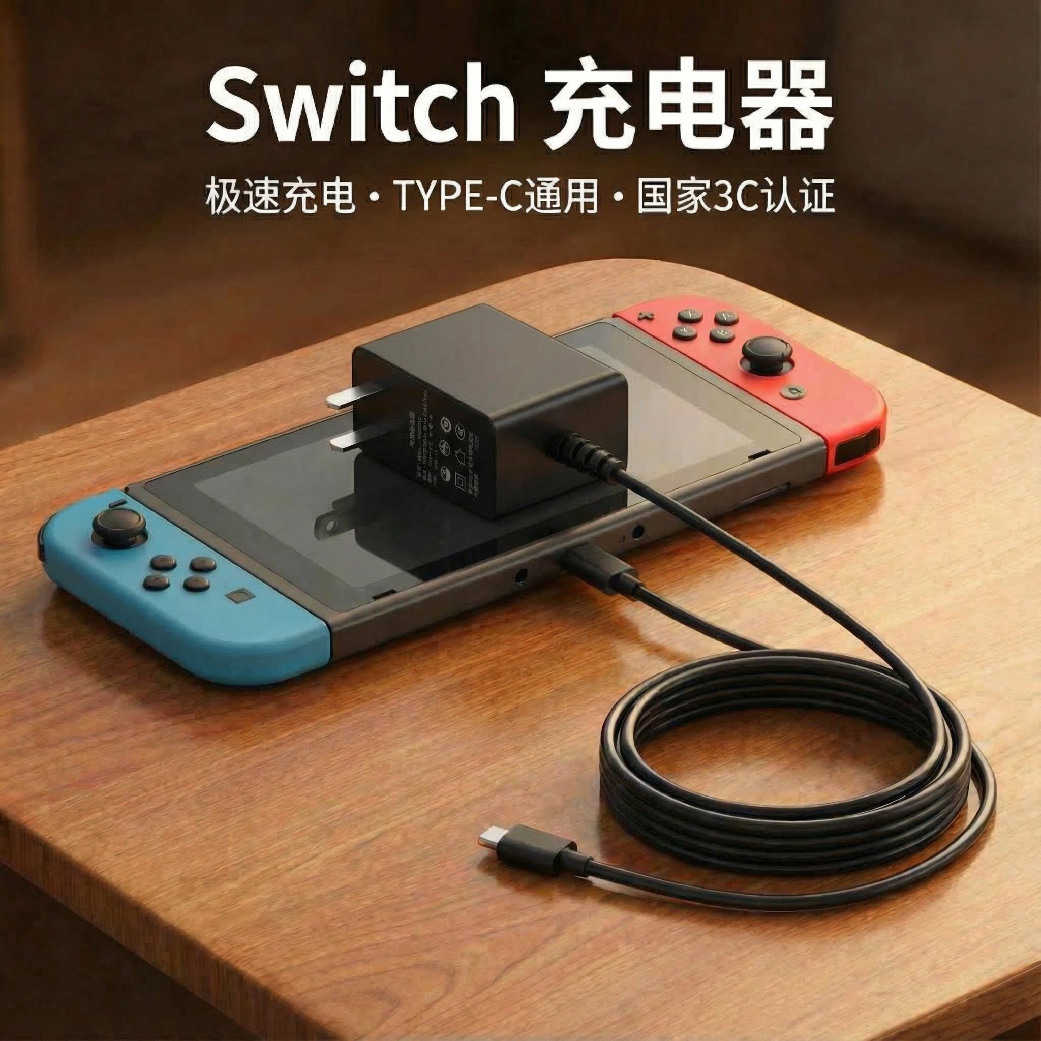 Switch便携底座氮化镓PD快速充电器65W Steam deck NS游戏机连接电视扩展坞转换器OLED转接头HDMI电源适配器
