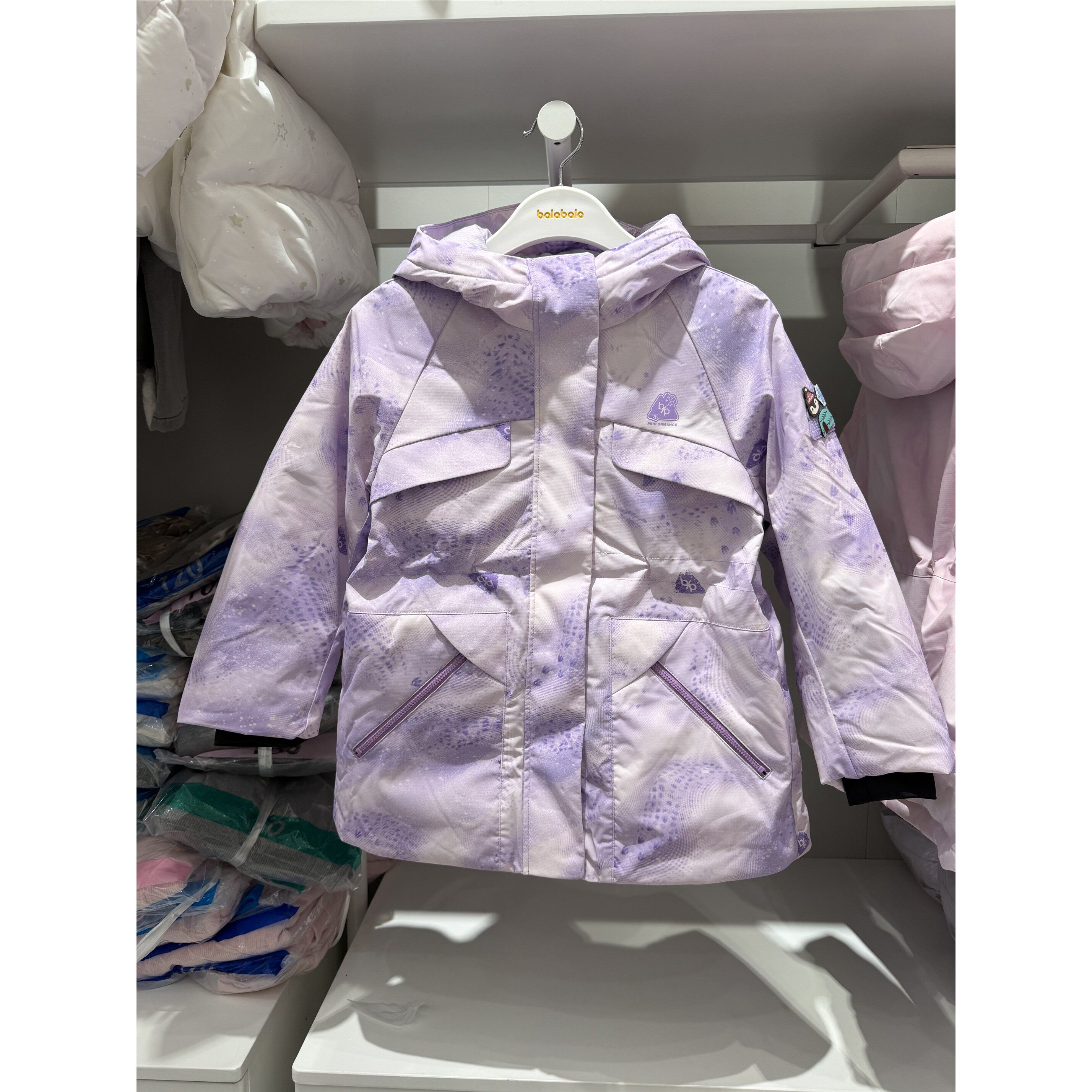 巴拉巴拉女中大童中长款羽绒服2026冬季新款加厚保暖202426107038