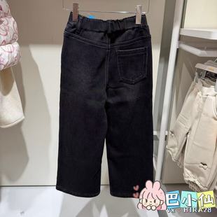 巴拉巴拉童装2025冬装新款女中幼童牛仔长裤202425108012