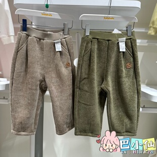 201425108113萝卜裤 男幼童加绒长裤 2025年冬款 巴拉巴拉专柜正品