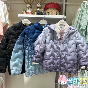 清仓巴拉巴拉专柜2025年冬款 男女童轻薄羽绒服202425107205连帽