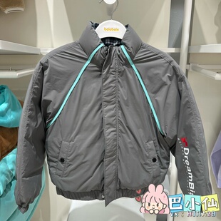 巴拉巴拉男大童宽松百搭防风保暖羽绒服202425107134