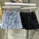 断码 5折巴拉巴拉女童2025夏款 牛仔百褶短裙202225110014如假包退