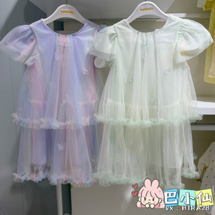特价巴拉巴拉童装2026夏装新款女幼童梭织连衣裙201226111013