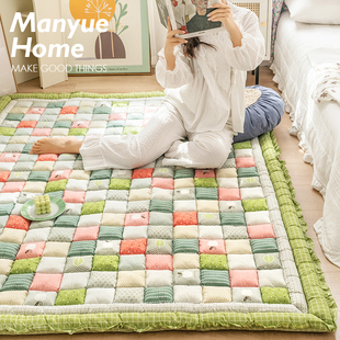 全棉馒头地垫卧室满铺床边茶几爬行垫防滑地毯 韩式 M.life Korean