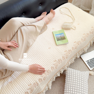 通用盖巾 全棉沙发垫客厅沙发套罩巾坐垫简约纯棉四季 M.life 锦朵