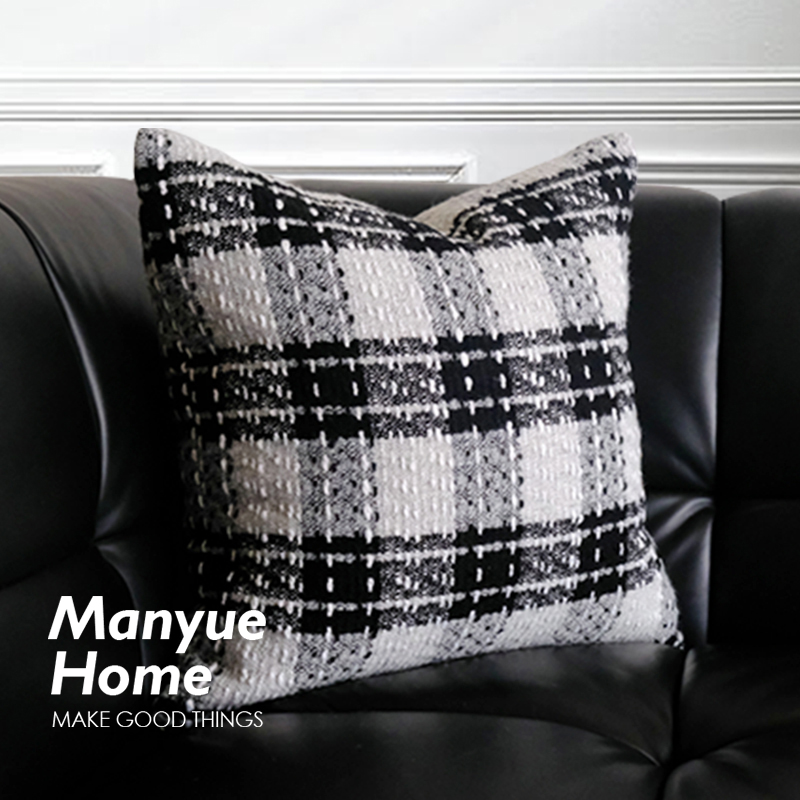 抱枕套不含芯羽丝棉卧室靠垫腰枕