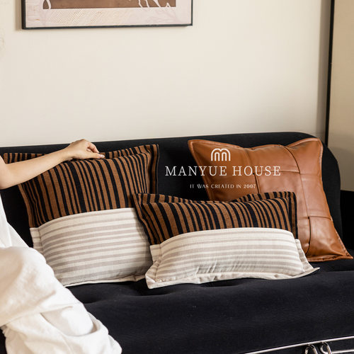 M.life轻奢卧室床头抱枕套