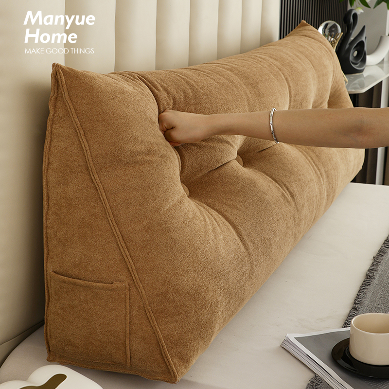 M.life北欧纯色床头榻榻米靠垫