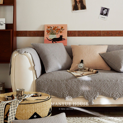 色织全棉复古组合沙发
