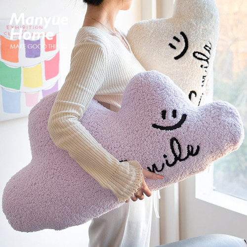 蔓越家儿童房床头靠垫羊羔绒软包