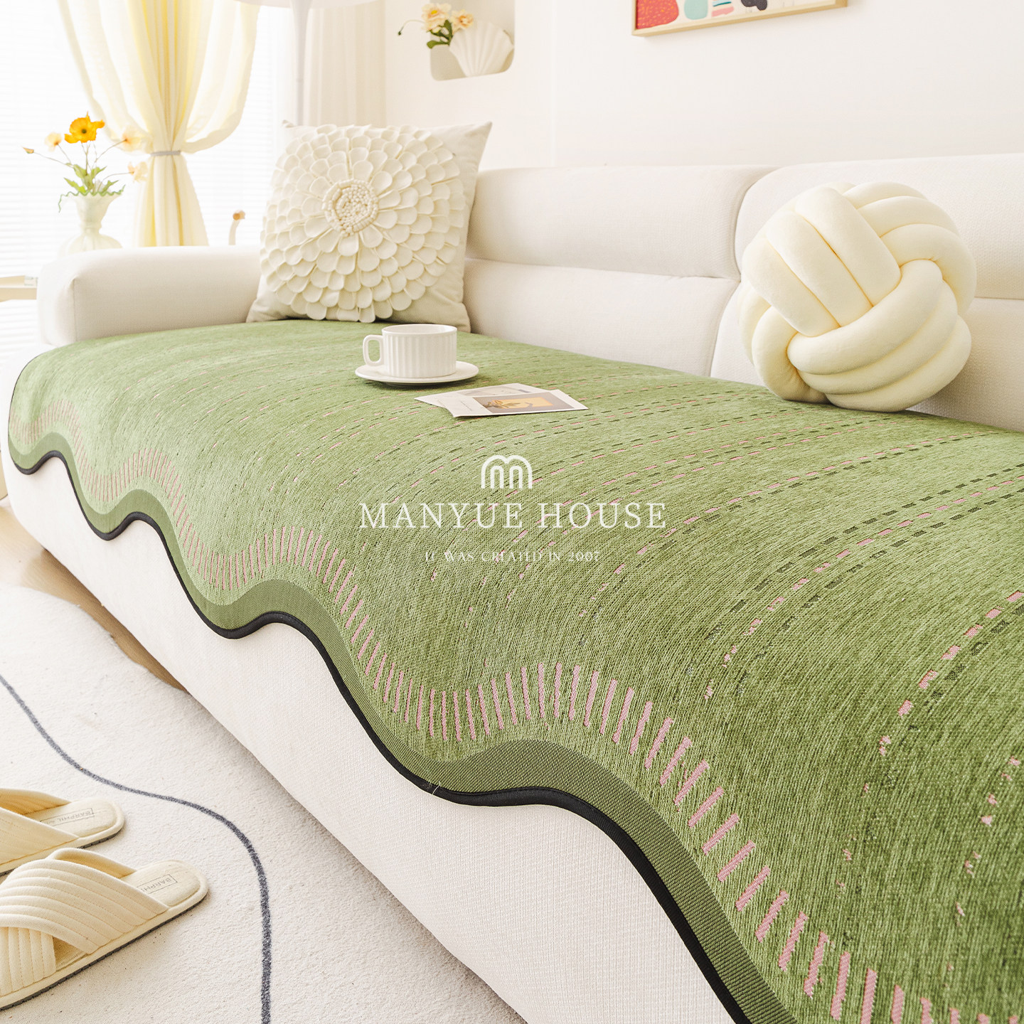 M.life 高级感雪尼尔异形沙发垫套罩四季通用客厅防滑沙发盖布巾,居家布艺,沙发垫,淘宝优惠券,粉丝福利购,淘宝优惠卷