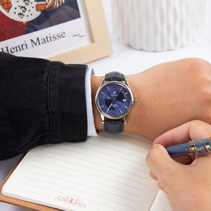 START男士手表瑞士机芯时尚男表石英表夜光防水罗马盘