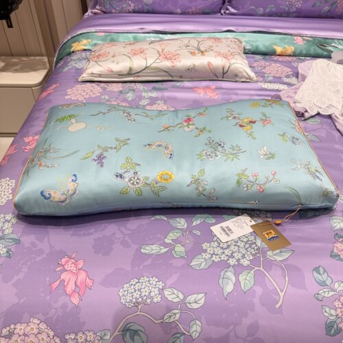 专柜正品HJ11918皇锦真丝印花银锭形软管HJ11932 枕头1680
