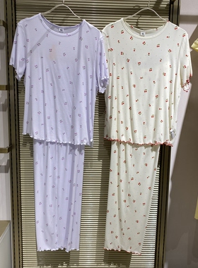 专柜直邮IM46CHN1爱美丽樱桃香氛睡眠衣天丝莱赛尔短袖长裤家居服