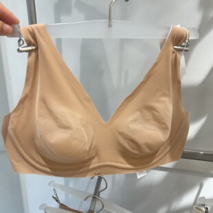 AIMER CHUANG25春夏浅行2内衣女V领软棉托乳贴大罩杯文胸CA131781