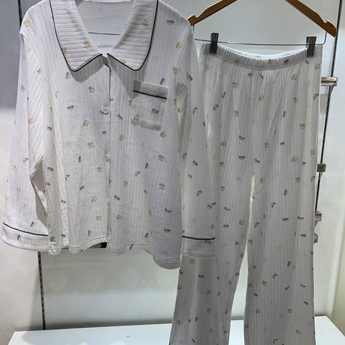 华歌尔WD3503纯棉舒适长袖长裤内衣女柔软亲肤家居服套装599