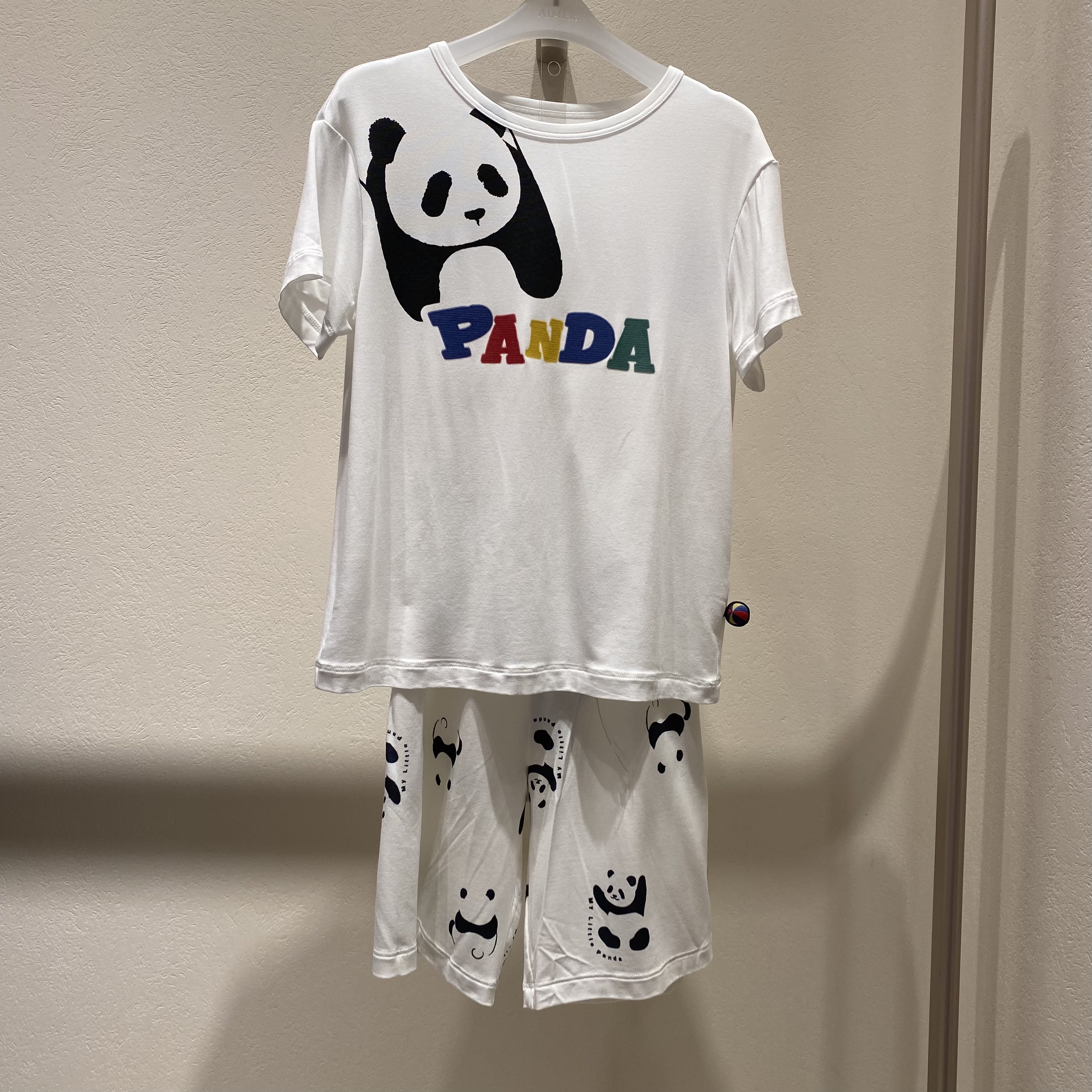 爱慕儿童奶皮衣男女童莫代尔短袖睡衣AK341L041五分裤AK341L042