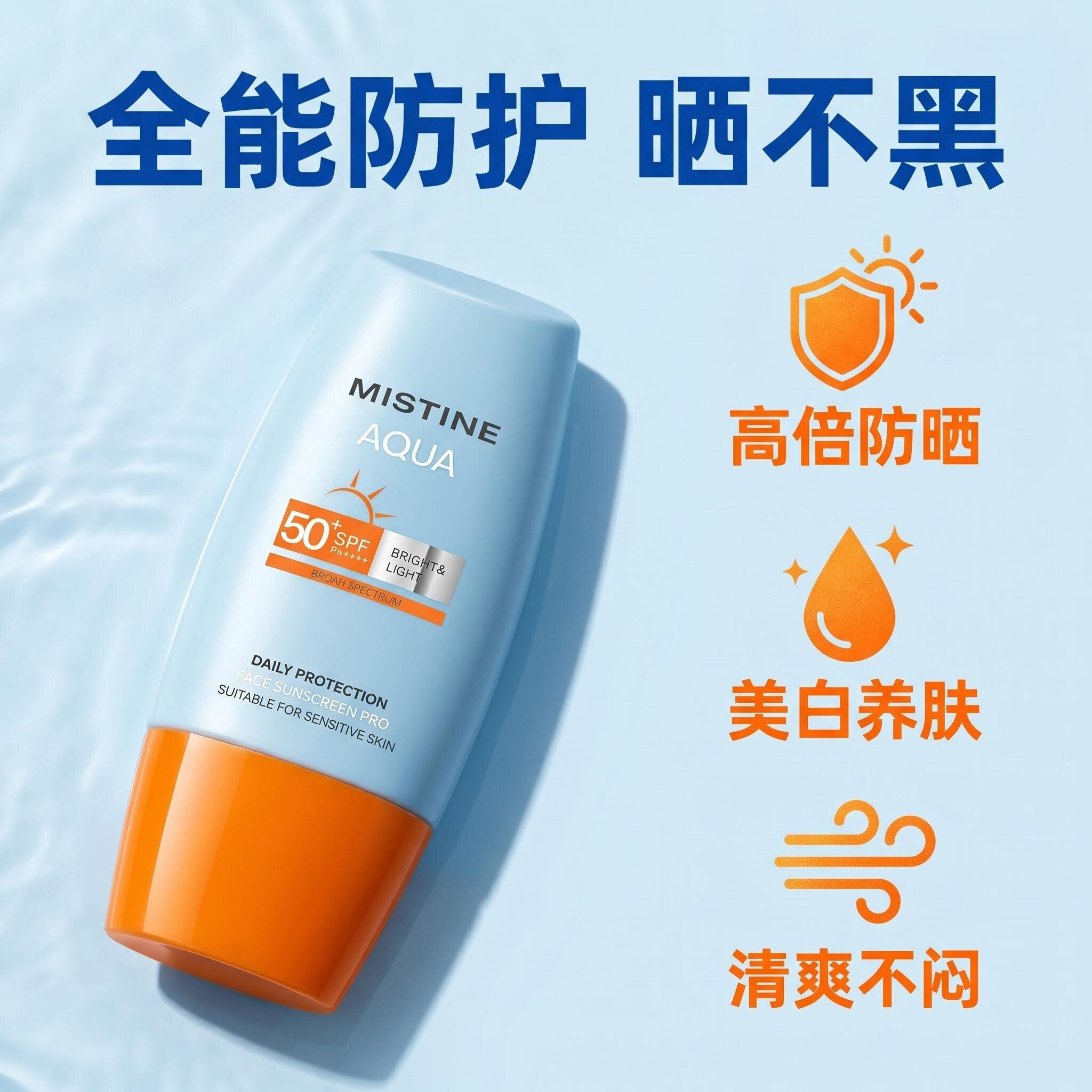 【618抢先购】小黄瑁小粉帽养肤素颜防晒霜防紫外线面部全身礼物