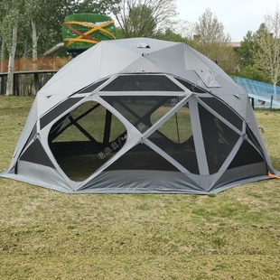 余贯新款球型帐棚 2025升级款球帐篷 大八角 四季帐 色胶帐篷